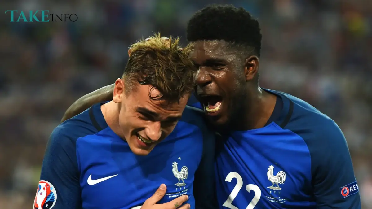 Antoine Griezmann et Samuel Umtiti